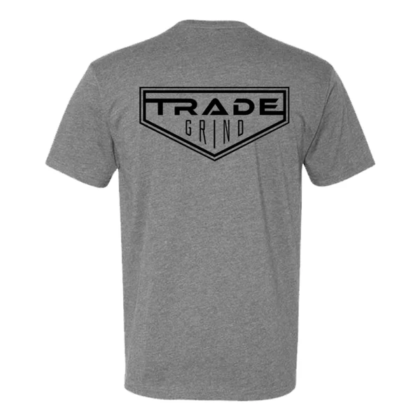 Trade Grind Logo Tee - Gray - Image 3