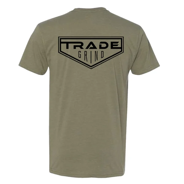 Trade Grind Logo Tee - Green - Image 2