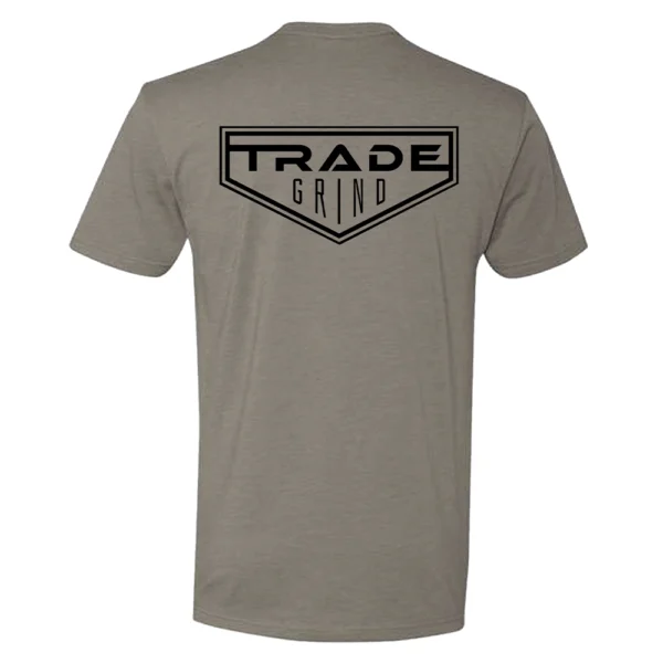 Trade Grind Logo Tee - Stone - Image 3